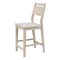 International Concepts Aspen Counter Height Panel Stool, 24" Seat Height, Unfinished S-32 - alternate 5